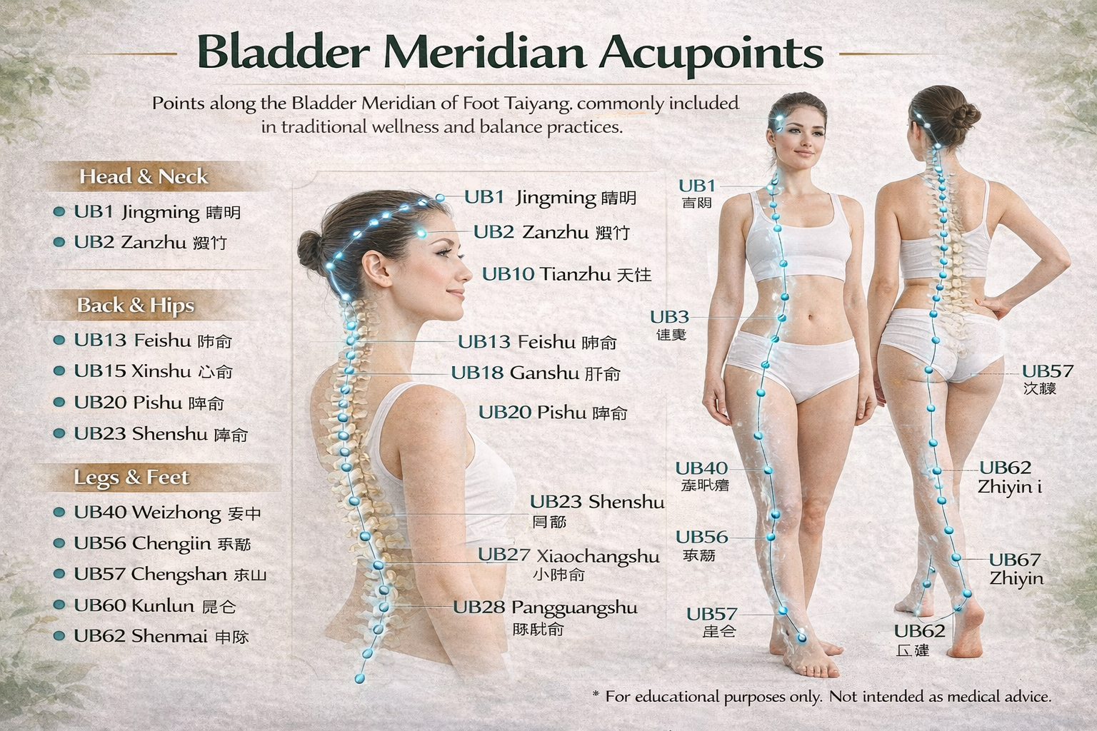 Bladder Meridian (BL / UB)
